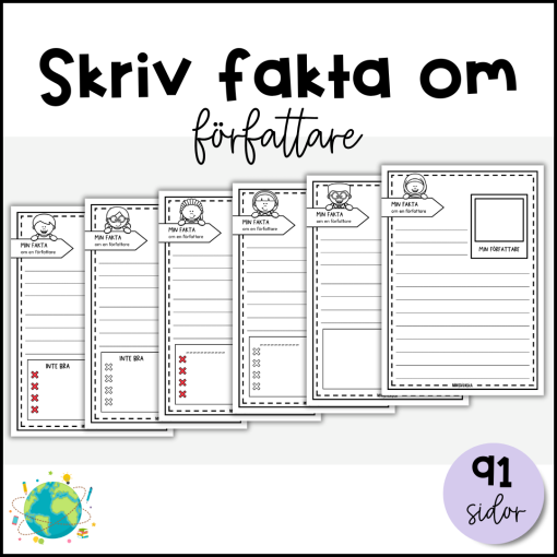 Skriv fakta om författare