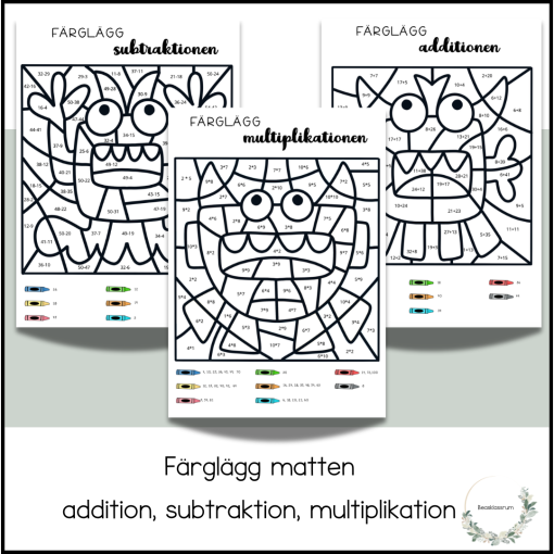 Färglägg matten