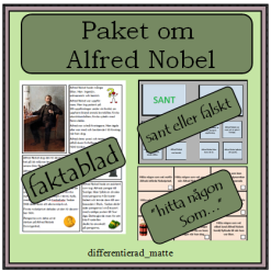 Alfred Nobel - materialpaket