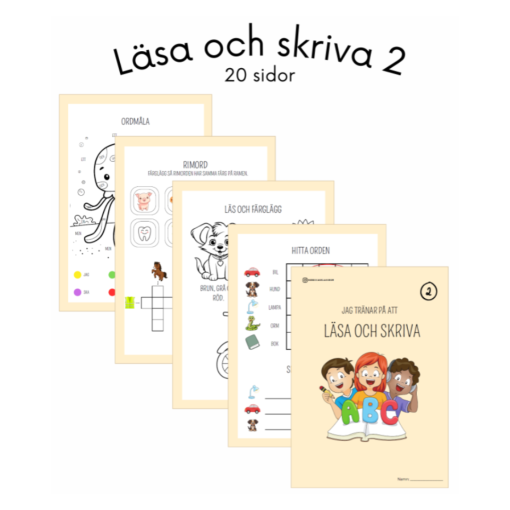 Jag tränar på att läsa och skriva (Nivå 2)