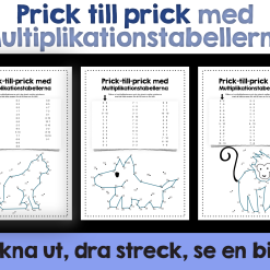 Multiplikation med Prick-till-Prick (Öva tabellerna)