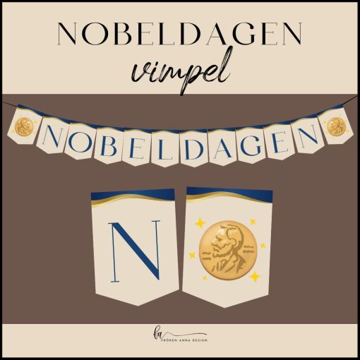 Vimpel till Nobeldagen