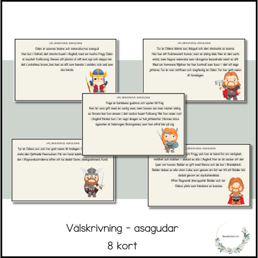 Välskrivning - asagudar