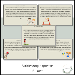 Välskrivning - sporter