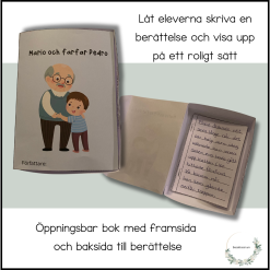 Skriv en bok - bygg ett bokomslag + skrivpapper