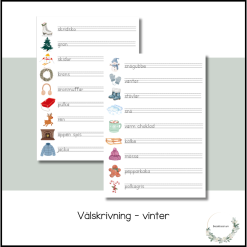 Välskrivning - vinter