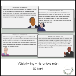 Välskrivning - historiska män