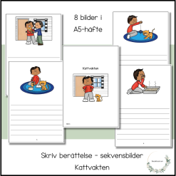 Skriv till sekvensbilder - kattvakten