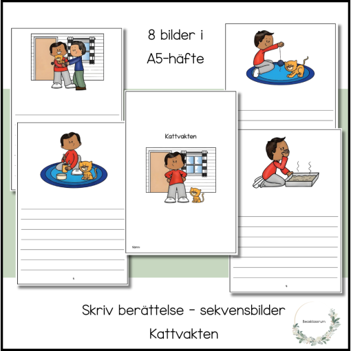 Skriv till sekvensbilder - kattvakten