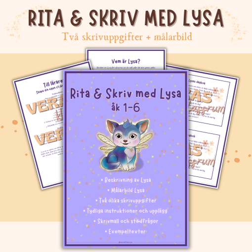 Rita och skriv med Lysa