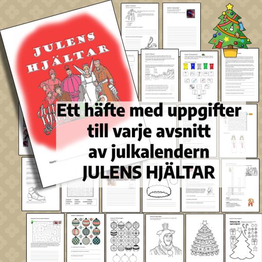 Julens Hjältar – Ett komplett häfte med kreativa uppgifter för varje avsnitt!