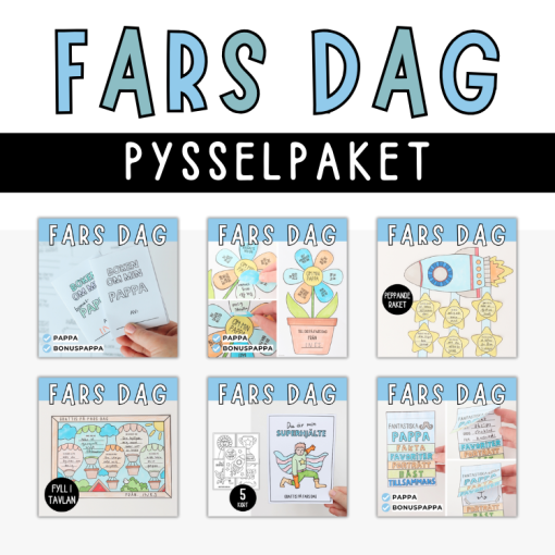 Pysselpaket: fars dag