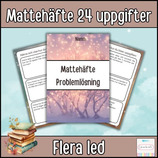 Barnboksveckan: Mattehäfte Problemlösning (flera led)