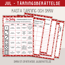Jul - Skriv en julig tärningsberättelse