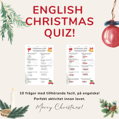 English Christmas Quiz
