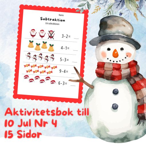 Aktivitetsbok till 10 Jul Nr 4 – 15 Sidor