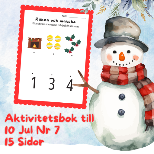 Aktivitetsbok till 10 Jul Nr 7 – 15 Sidor