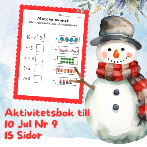 Aktivitetsbok till 10 Jul Nr 9 – 15 Sidor