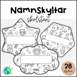 Måla namnskyltar 2