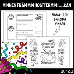 Minnen från min hösttermin i .... 2:an