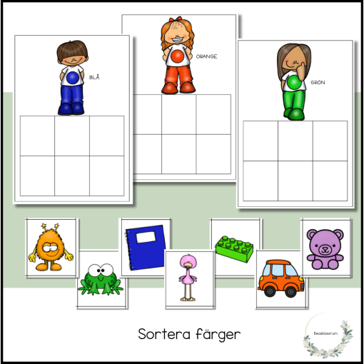 Sortera färger