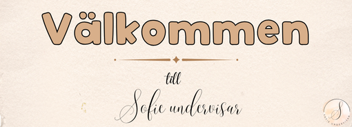 Sofie Undervisar