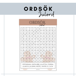 Ordsök - jul