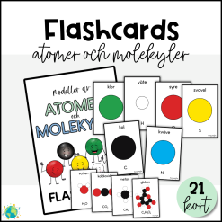 Flashcards - Atomer och molekyler