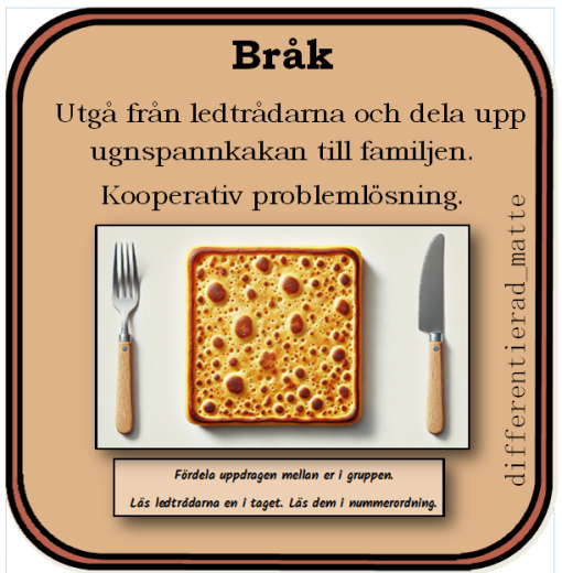Bråk - kooperativ problemlösning