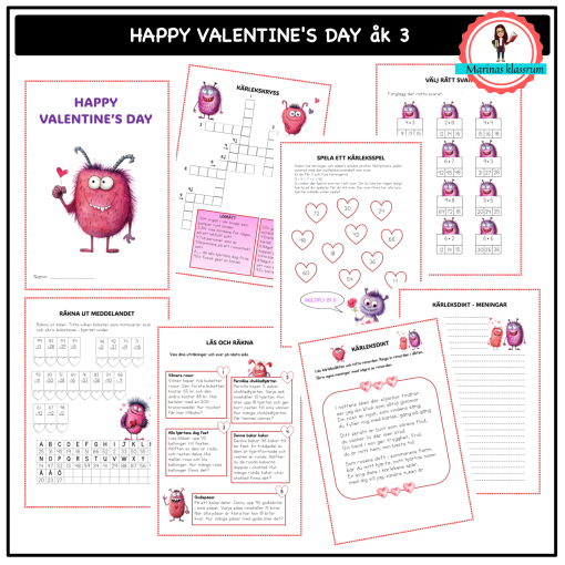 Happy Valentine's Day - åk 3