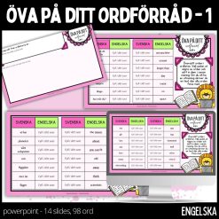 Öva på ditt ordförråd – 1