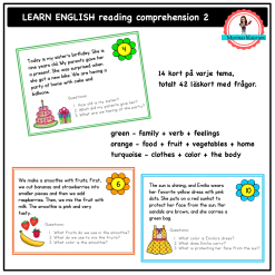 Learn English reading comprehension - package 2