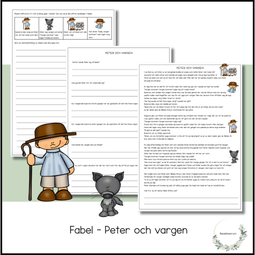 Fabel - Peter och vargen