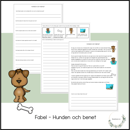Fabel - hunden och benet