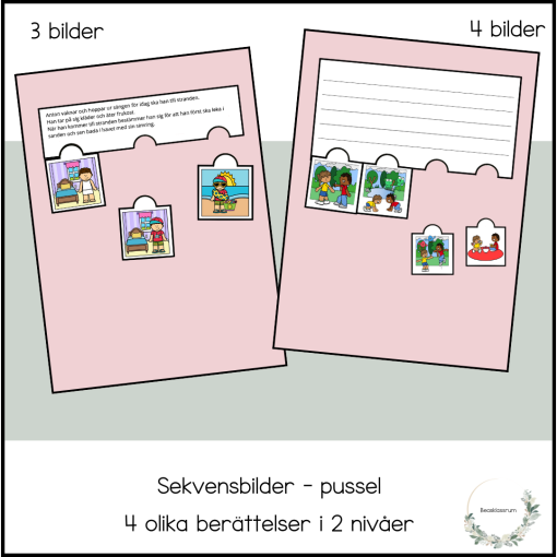 Sekvensbilder - bygg ett pussel