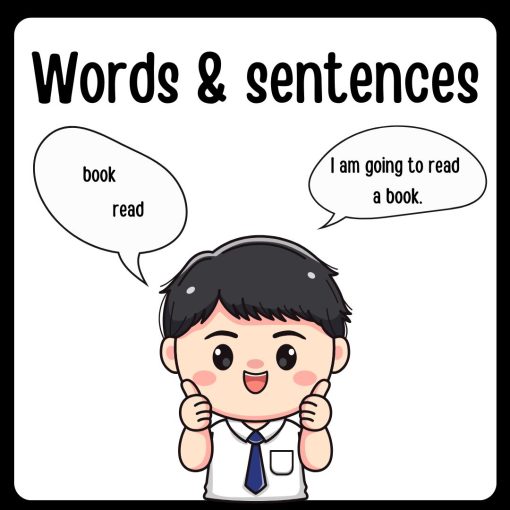 Words and sentences