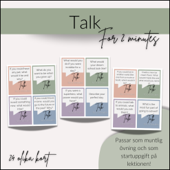 Talk for 2 minutes