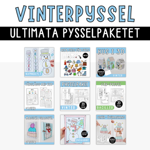 Vinterpyssel - ultimata pysselpaketet