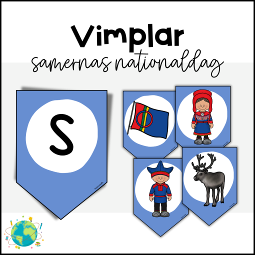 Samernas nationaldag - Vimplar