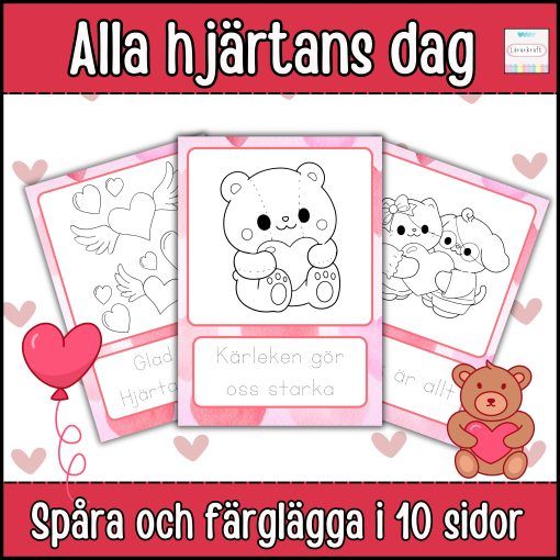 Spåra och färglägga (alla hjärtan)