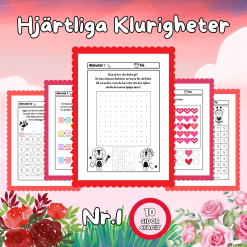 Hjärtliga Klurigheter Nr 1 – Matematiska utmaningar med Alla hjärtans dag-tema!