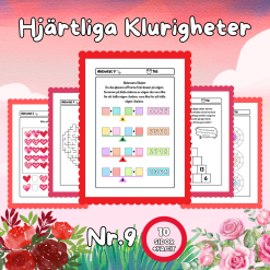 Hjärtliga Klurigheter Nr 9 – Matematiska utmaningar med Alla hjärtans dag-tema!