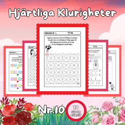 Hjärtliga Klurigheter Nr 10 – Matematiska utmaningar med Alla hjärtans dag-tema!
