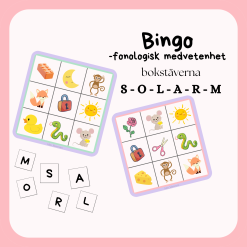 Bingo - fonologisk medvetenhet