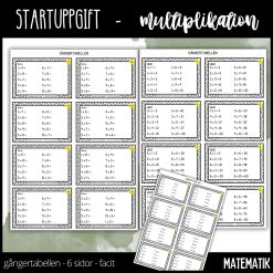 Startuppgifter - multiplikation