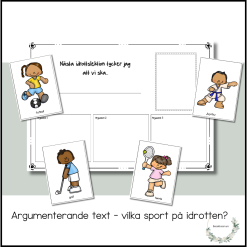 Argumenterande text - vilken sport på idrotten?