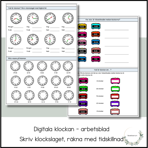 Digitala klockan