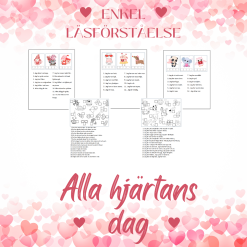 Enkel läsförståelse - Alla hjärtans dag