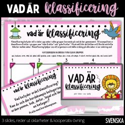 Klassificering - presentation