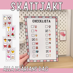 Skattjakt - alla hjärtans dag